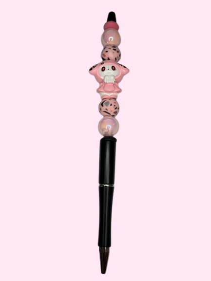 Kuromi Pink Bead Pen