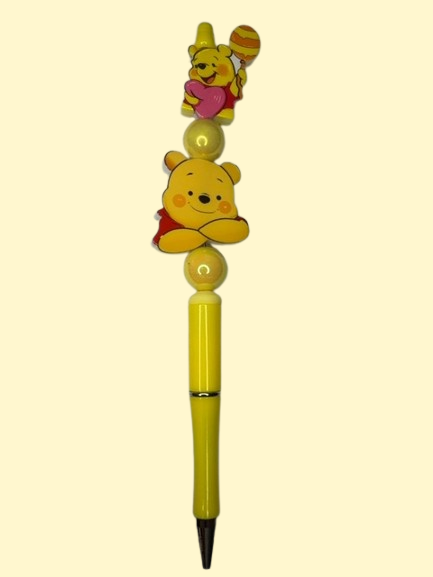 Winnie the Pooh Yellow Bead Pen
