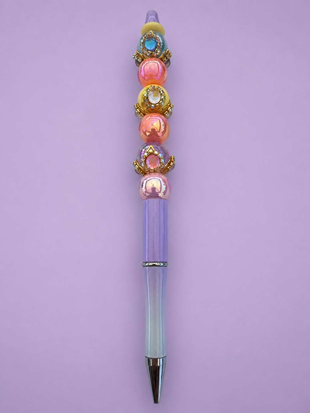 Lavender Crown Gem Pen