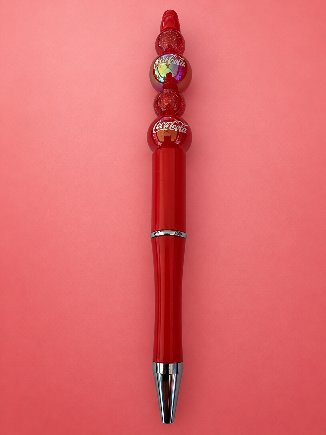 Coca-Cola Red Beaded Pen